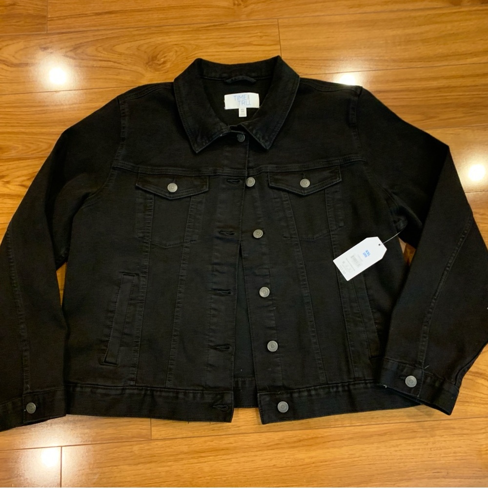 Time and Tru Dark Jean Jacket